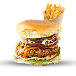 Chicken Burger With Chips 